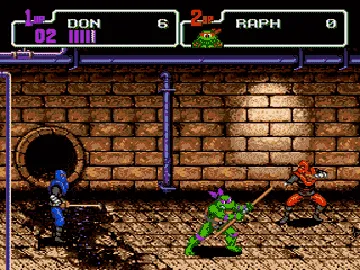 Teenage Mutant Hero Turtles - The Hyperstone Heist (Europe) screen shot game playing